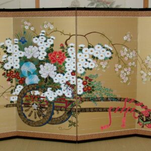 Japanese GOLD BIOMBO (traditional)